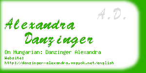 alexandra danzinger business card